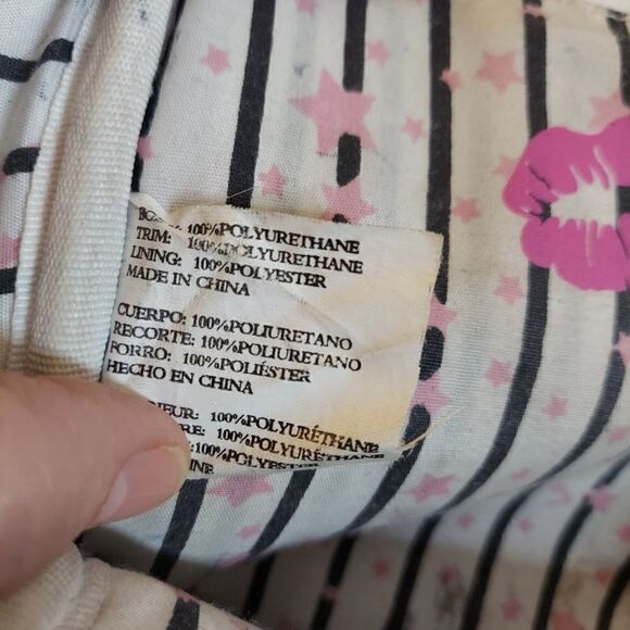 ‎Betsey Johnson quilted mini backpack pink black Lu Two - Picture 4 of 16